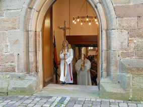 Lumen Christi - Auferstehungsmesse in St. Crescentius (© Karl-Franz Thiede)